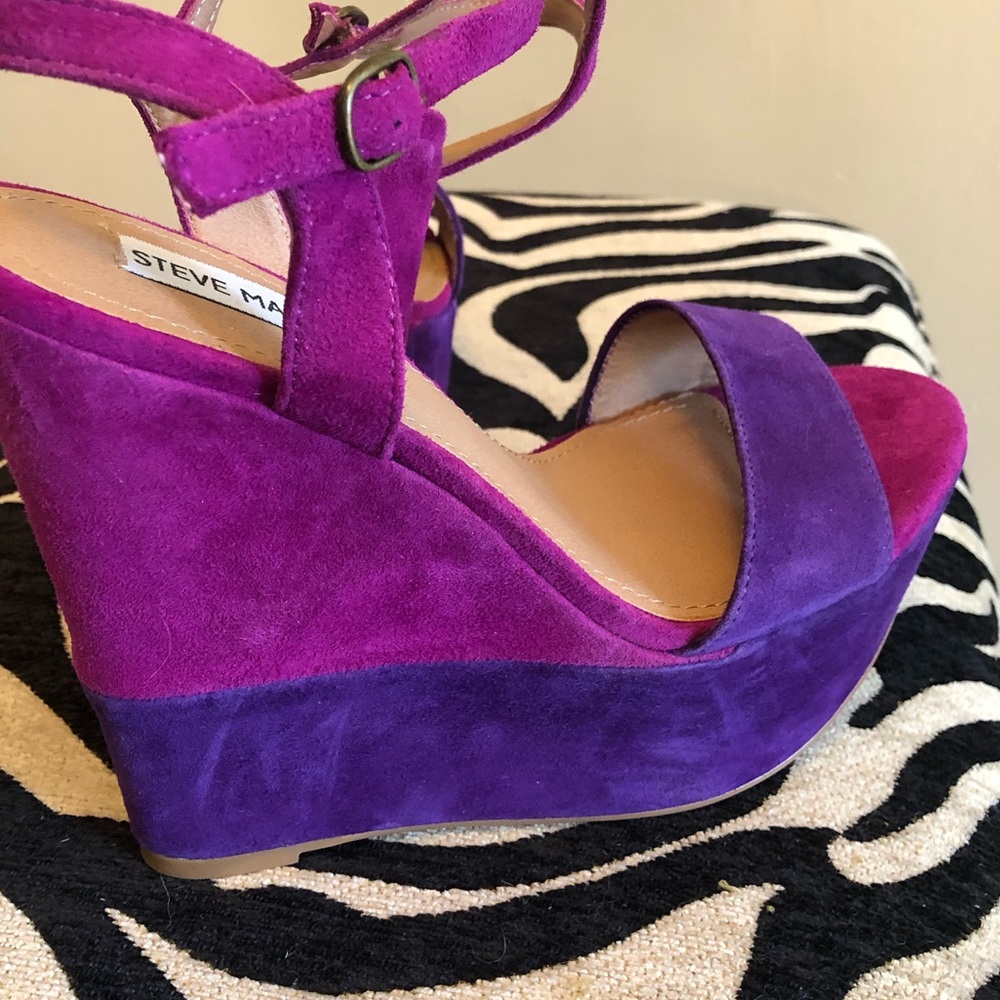 Steve Madden Platform Sandals - Sz 8.5 - Picture 5 of 7